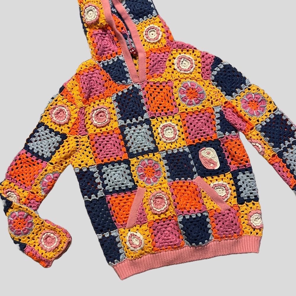 Colorful Crochet Jacket